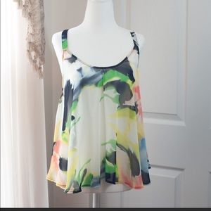 Show Me Your Mumu Watercolor Sarah Swing Tank